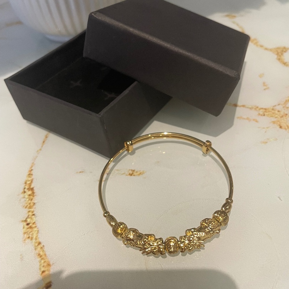 24K gold plated bracelet